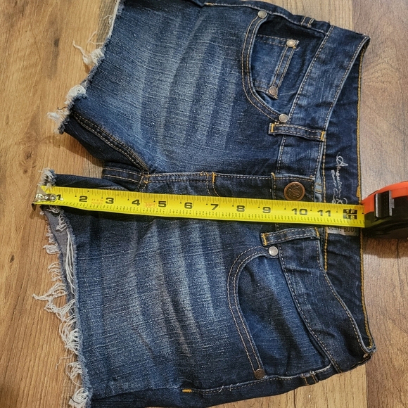American Rag Women's Blue Denim Shorts Size 0 Reg - Picture 3 of 7